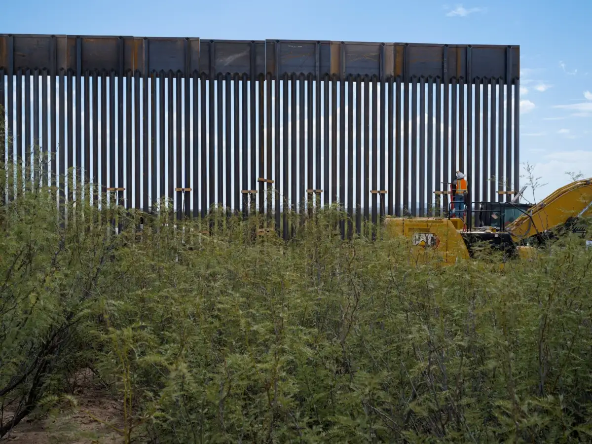 Trump administration begins building border wall in Texas' Big Bend region 