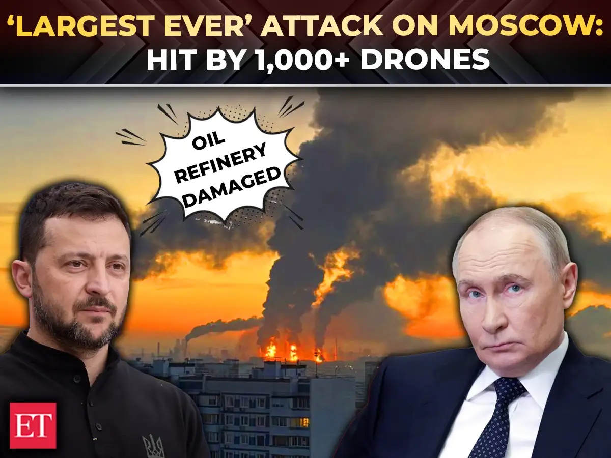 Massive drone attack hits oil refinery in Moscow; Zelenskyy-Trump set to meet in New York 