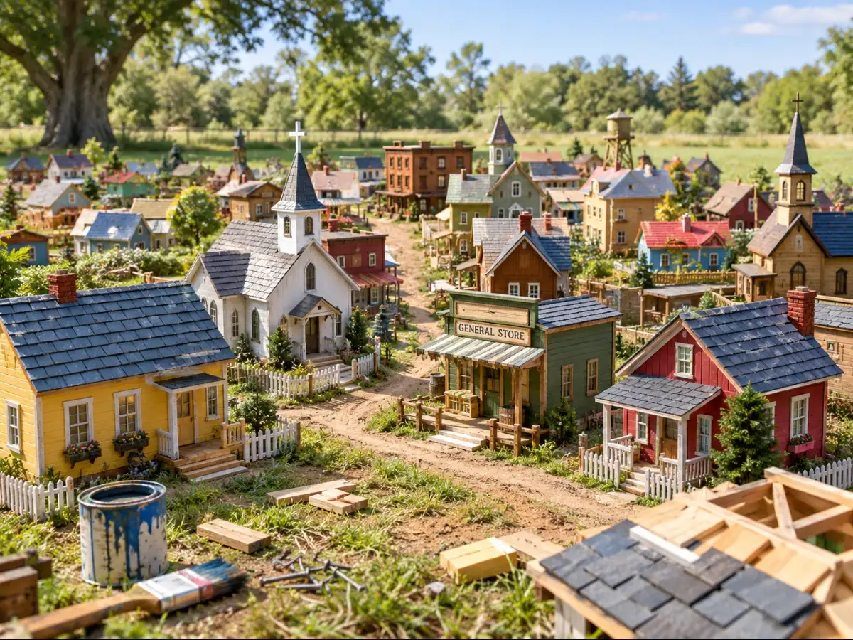 In 1925, 10,000 Missouri schoolchildren built a miniature city with 1,200 buildings that helped boost homebuilding across Springfield 