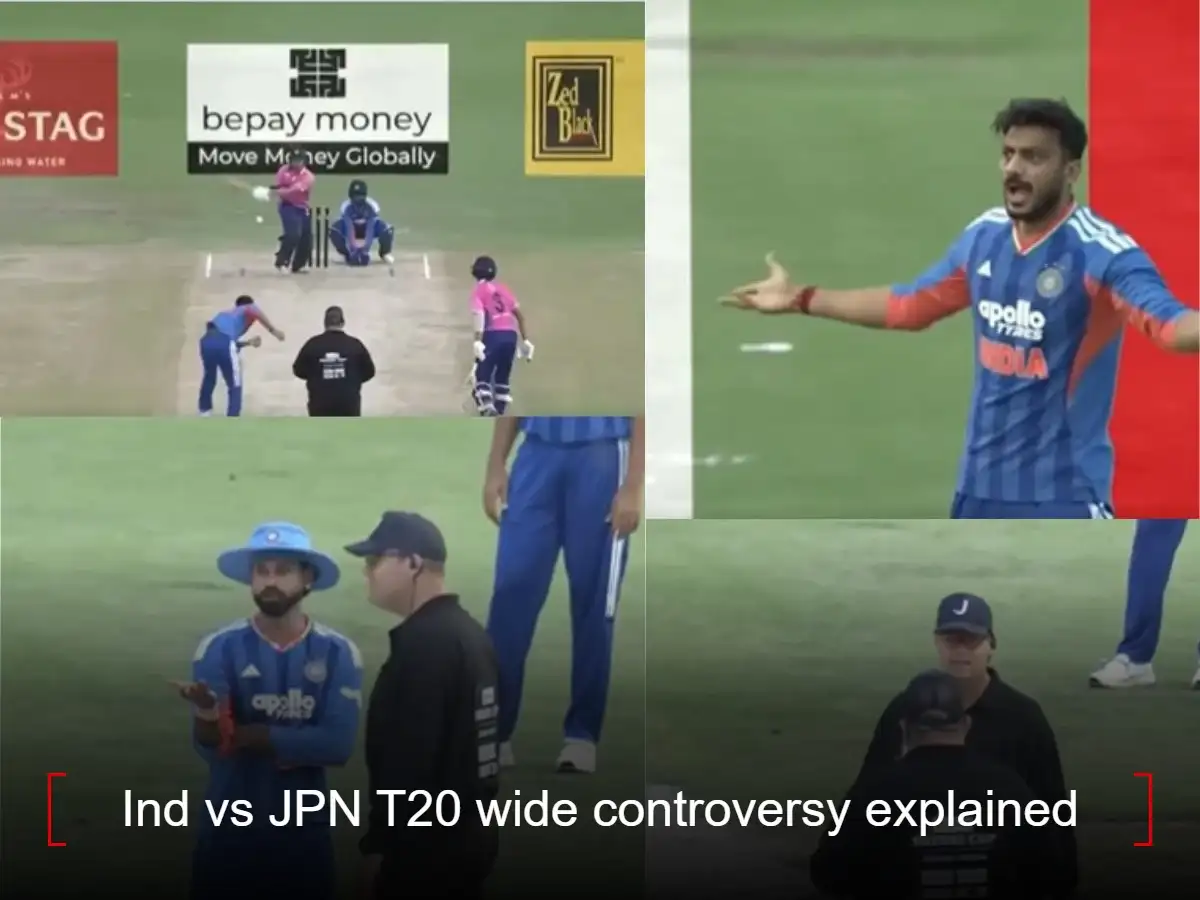 Ind vs JPN T20 wide controversy explained: India escapes shocking defeat against Japan. What happened in final over, what ICC rule says? 