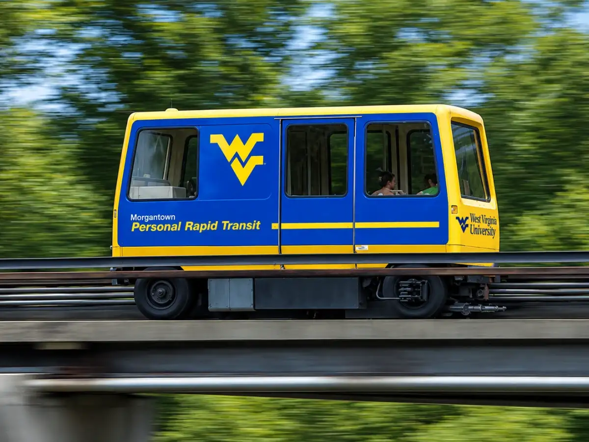 In 1975, West Virginia University opened a driverless transit system built as an experiment; 50 years later, its 67 cars have carried over 100 million trips 