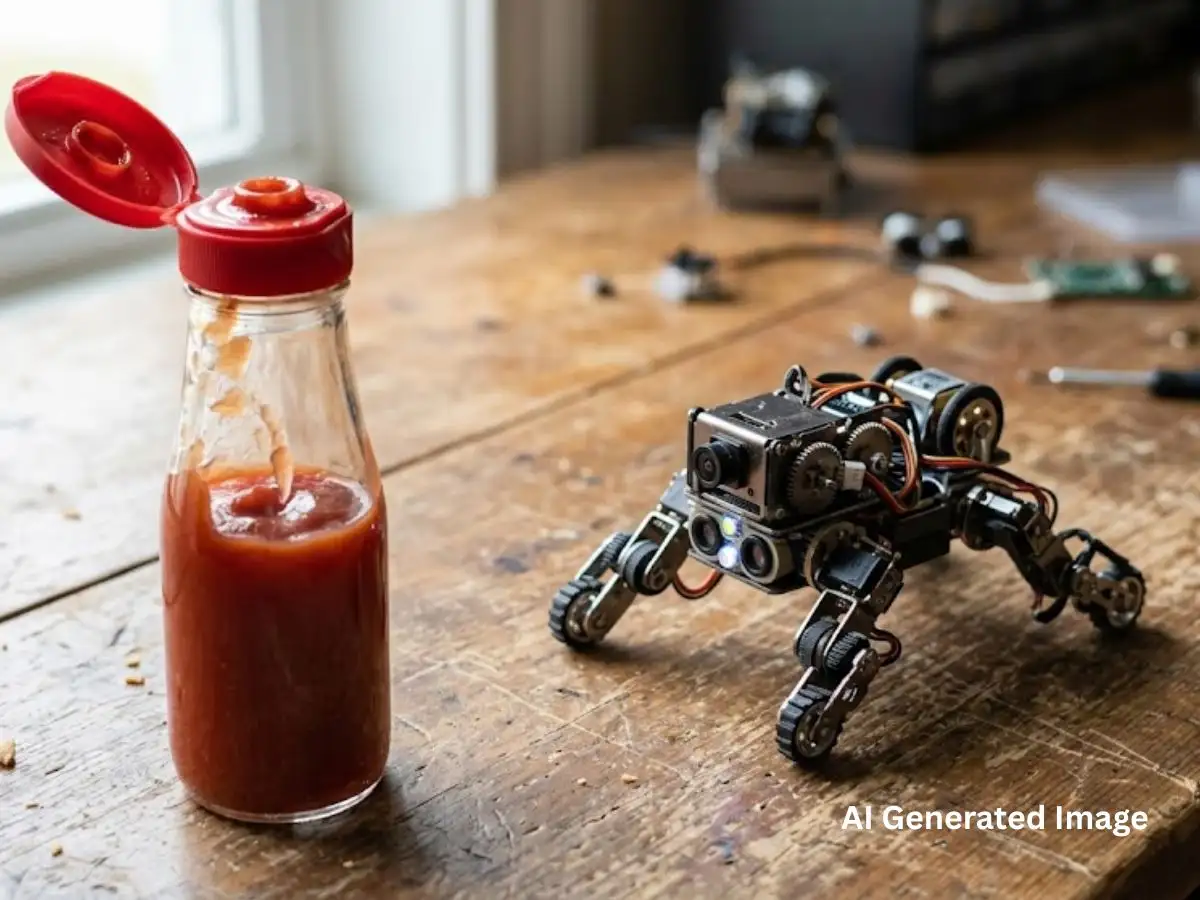 How a ketchup bottle cap helped Princeton researchers develop a shape-shifting robot 