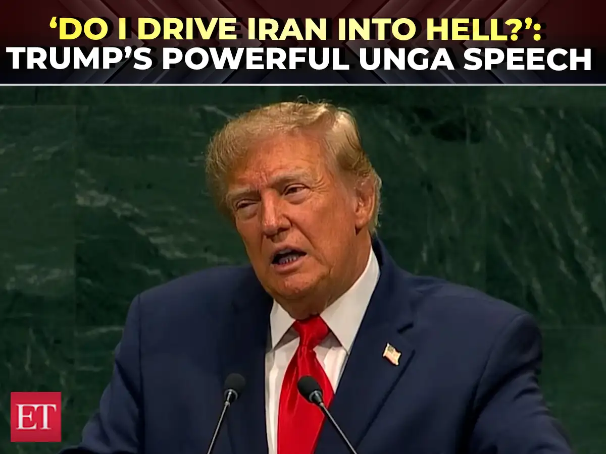 'I've big decision to make…': 'Annihilate Iran' to 'Super Intelligence', Trump's full UNGA speech 