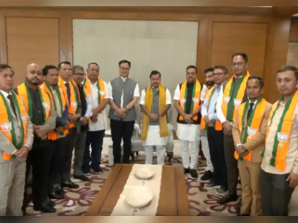 8 MLAs of Meghalaya's United Democratic Party join BJP 