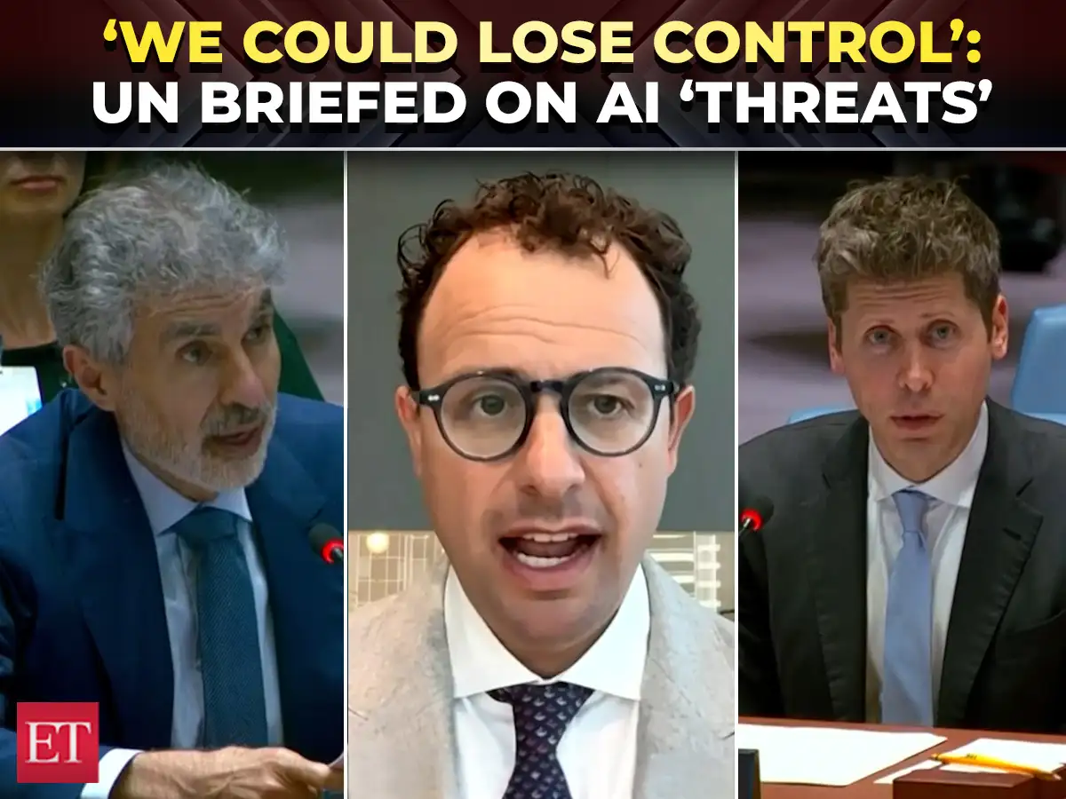 'AI could be a risk to humanity...': OpenAI, Anthropic bosses sound alarm over AI dangers at UNSC 