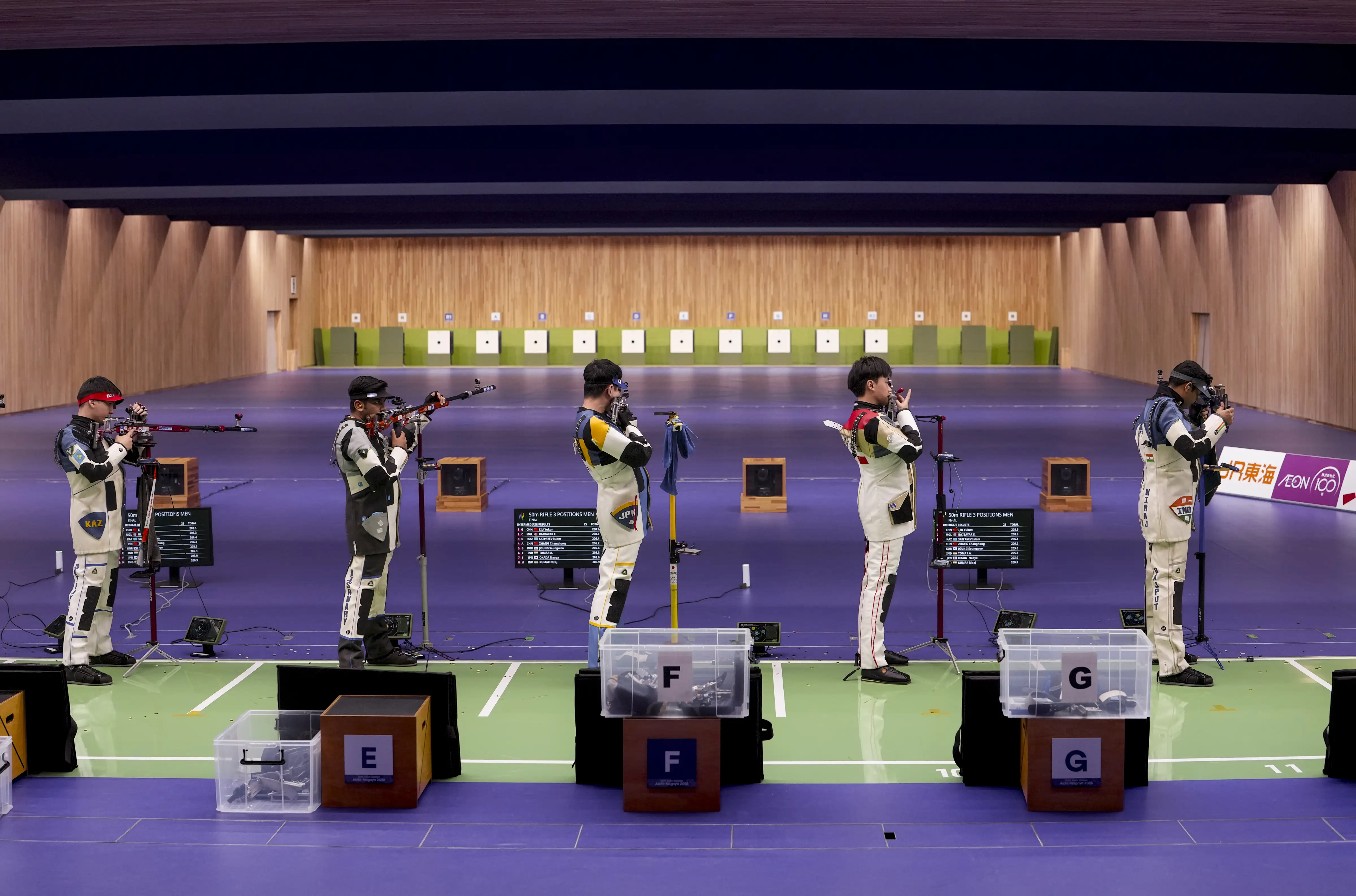 Asian Games 2026 Day 7 Live News Updates: India's Ashi Chouksey, Tilottama Sen, Vidarsa Vinod win silver in women’s 50m rifle 3P team event 