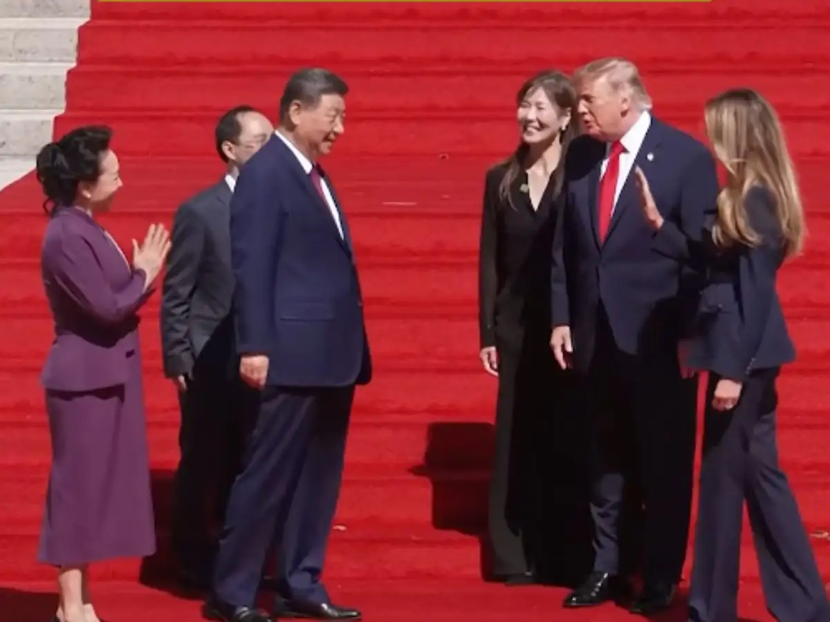 Melania Trump ‘snubs’ Xi Jinping as handshake moment goes viral, watch video 