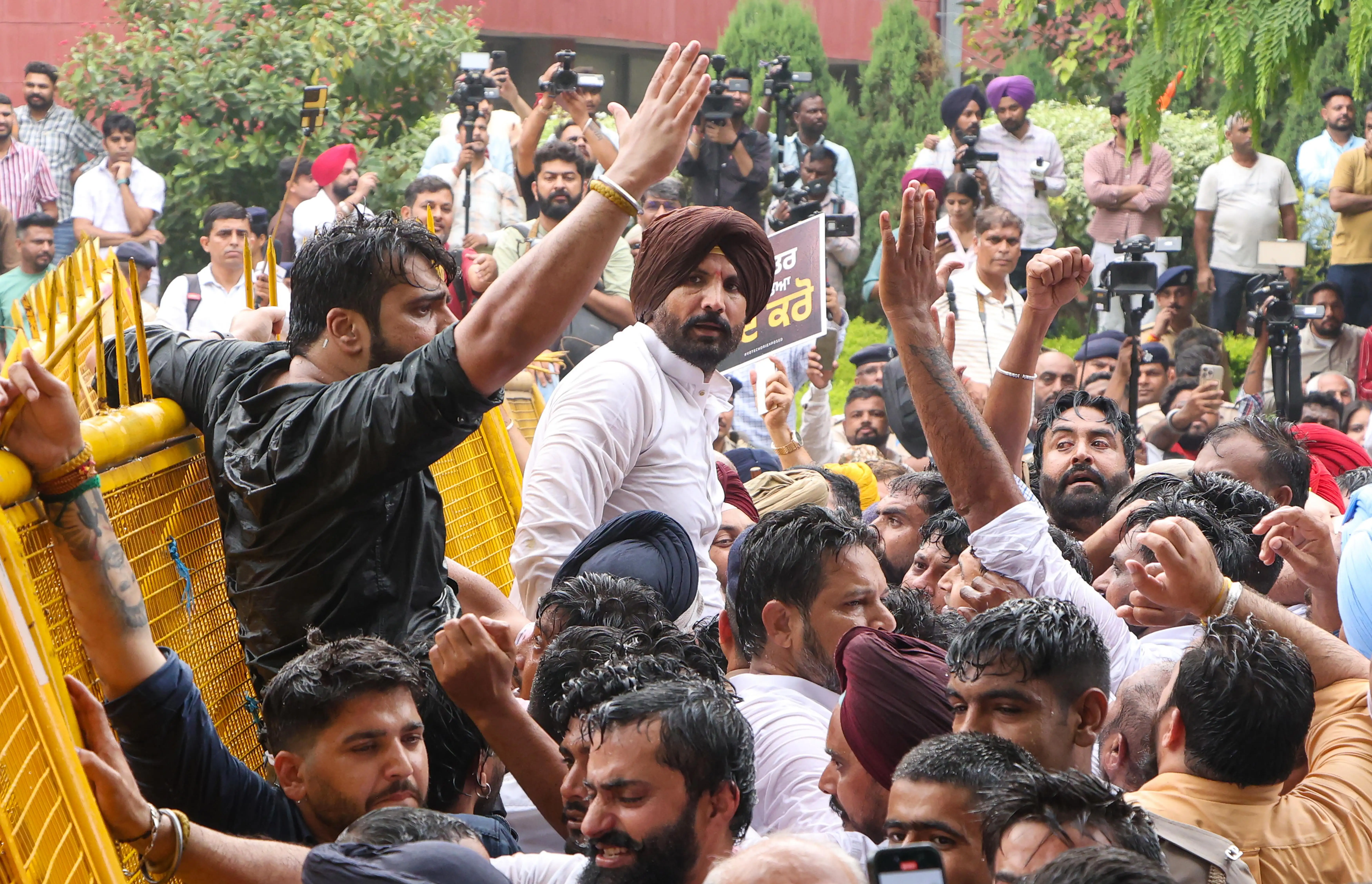 University students hold protest, block highway in Punjab over unverified gangrape report 