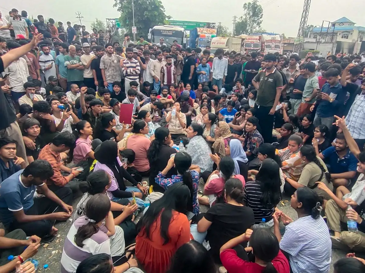 LPU protests: Punjab police lathi charges students as protests turned violent 