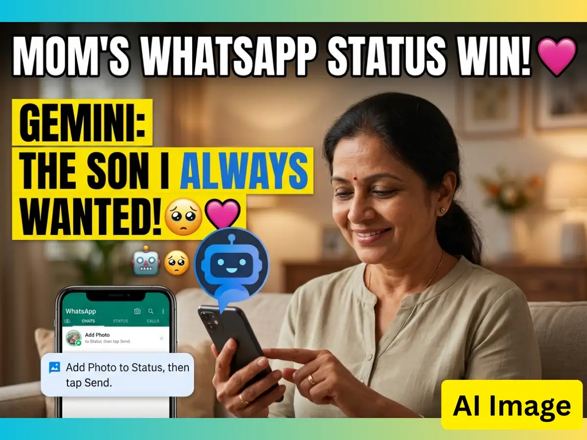 Gemini being the son my Mom always wanted: How AI became mother’s guide to solving everyday tech problems, Internet says 'too relatable' 
