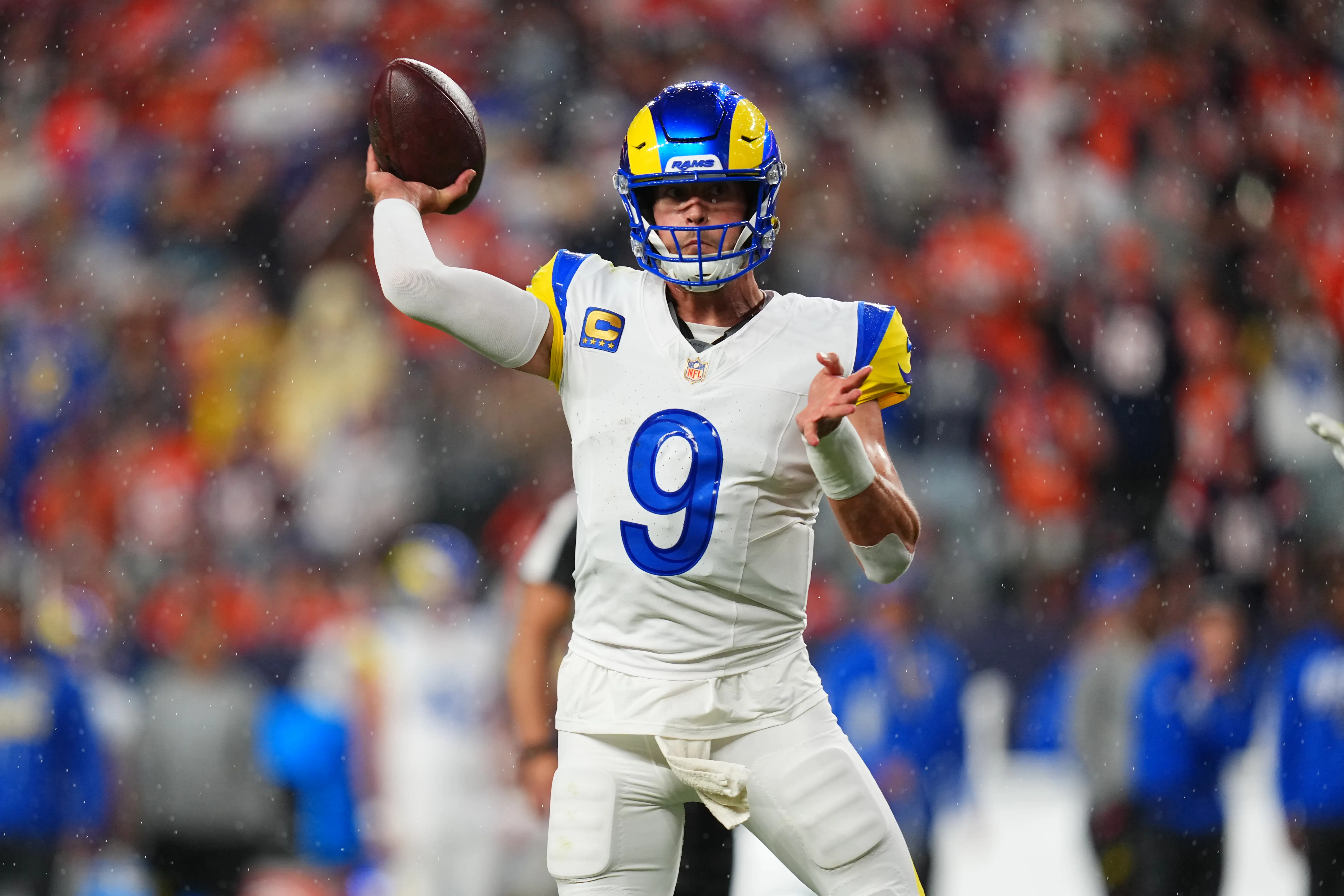 Matthew Stafford surprises fans with cameo in Taylor Swift's 'Patient Zero' music video; Rams QB makes NFL history against Broncos Sunday night 