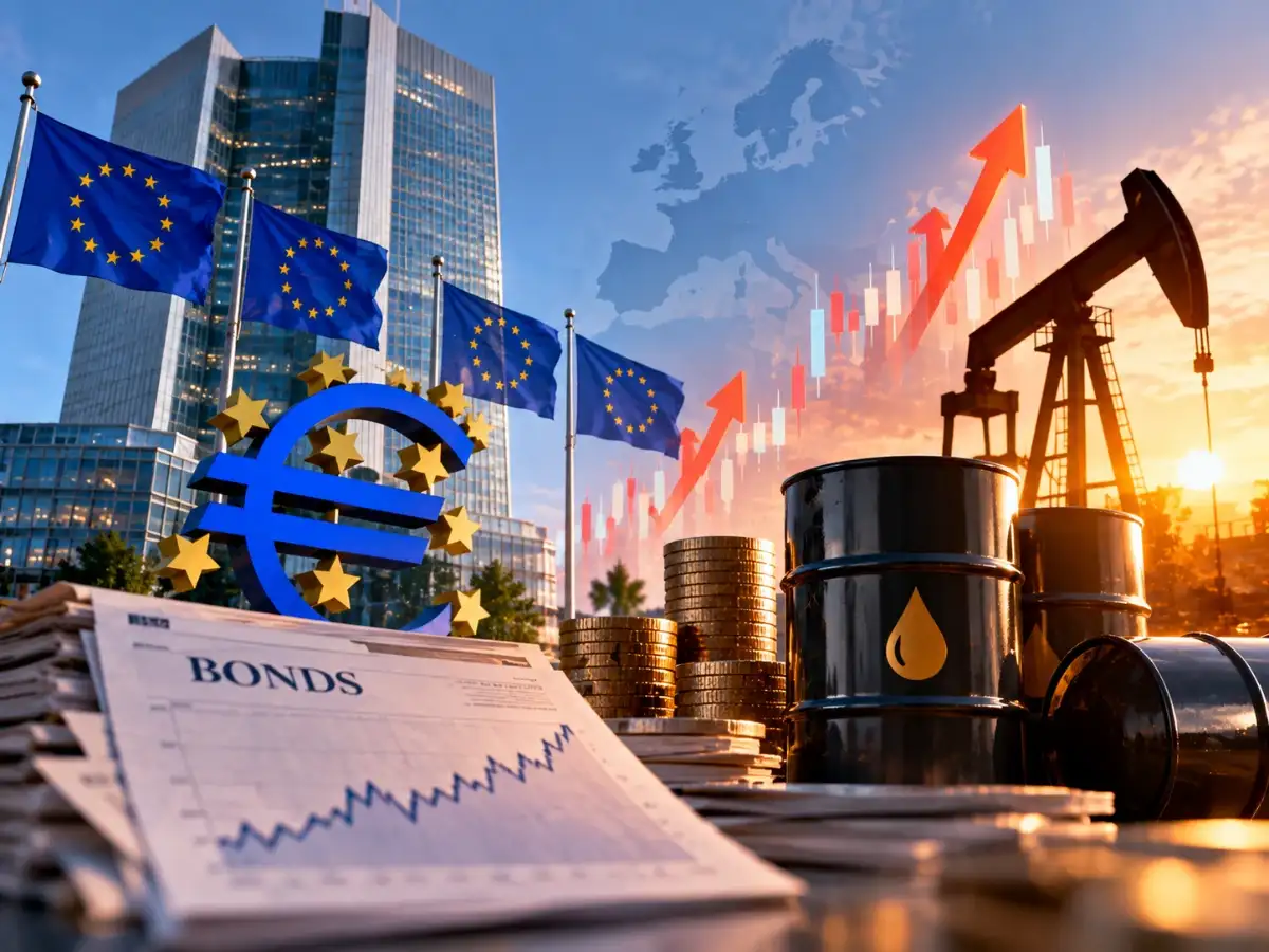 Global Market: Eurozone bond yields rise as oil climbs, inflation data eyed