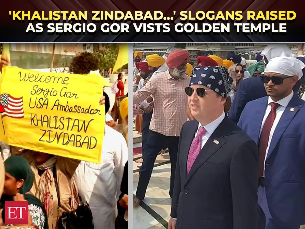 Pro-Khalistan slogans raised as US envoy Sergio Gor visits Amritsar's Golden Temple 