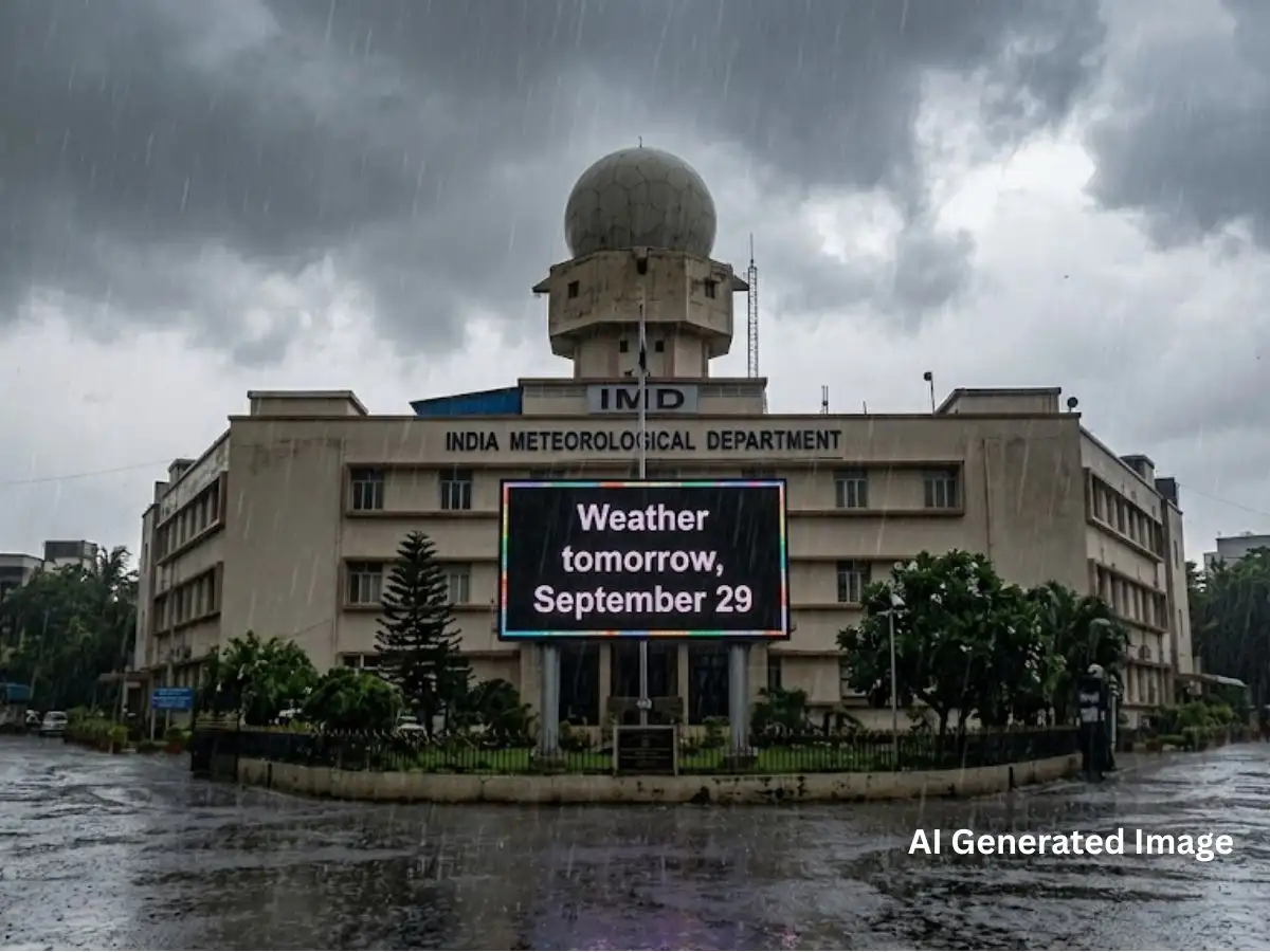 Weather tomorrow September 29: IMD forecasts rain, thunderstorms and heavy showers across several states, check full forecast 