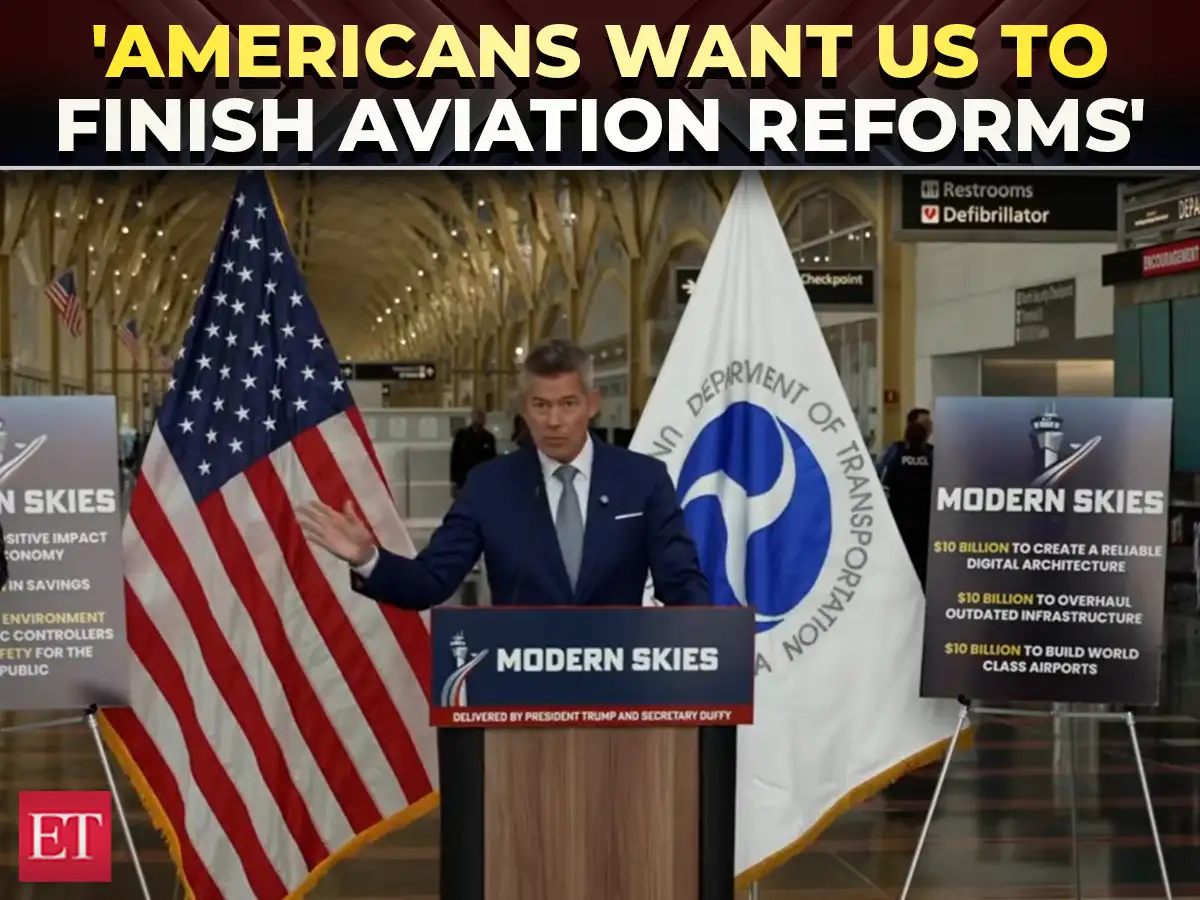 ‘Approve $30 billion now!’: Duffy urges Congress to pass Modern Skies Act for aviation reforms 