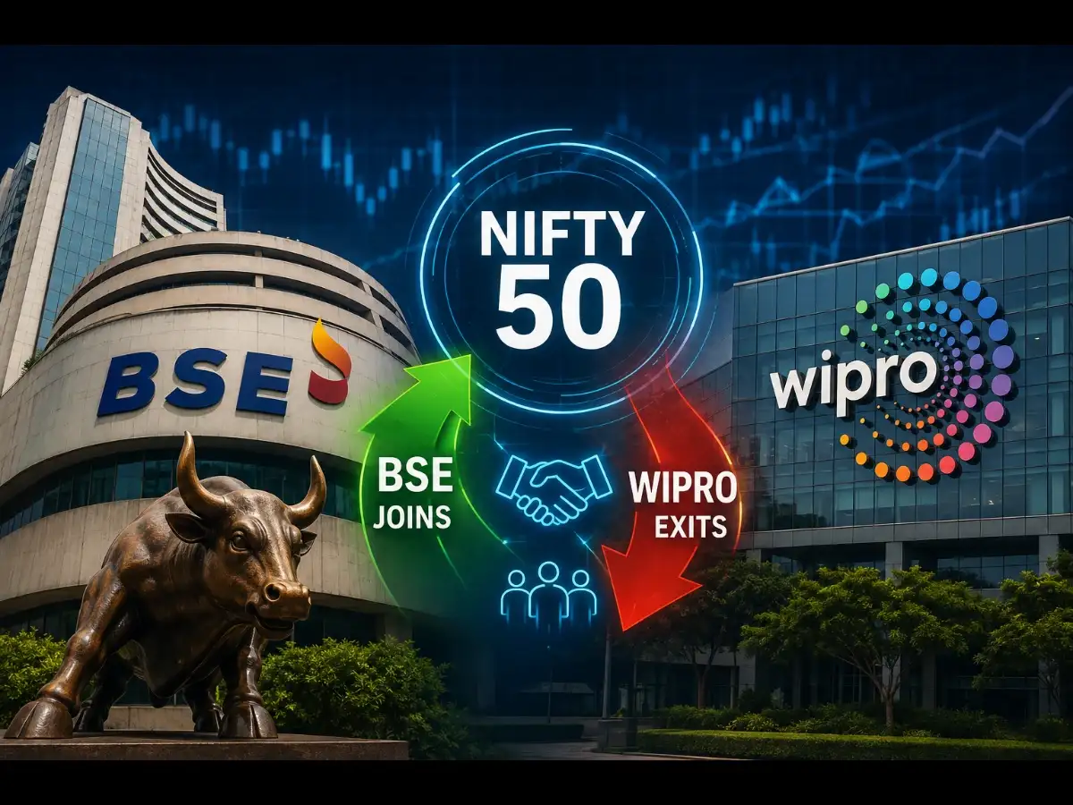 BSE set to enter Nifty 50 from tomorrow, IT major Wipro to exit. What shareholders must know?