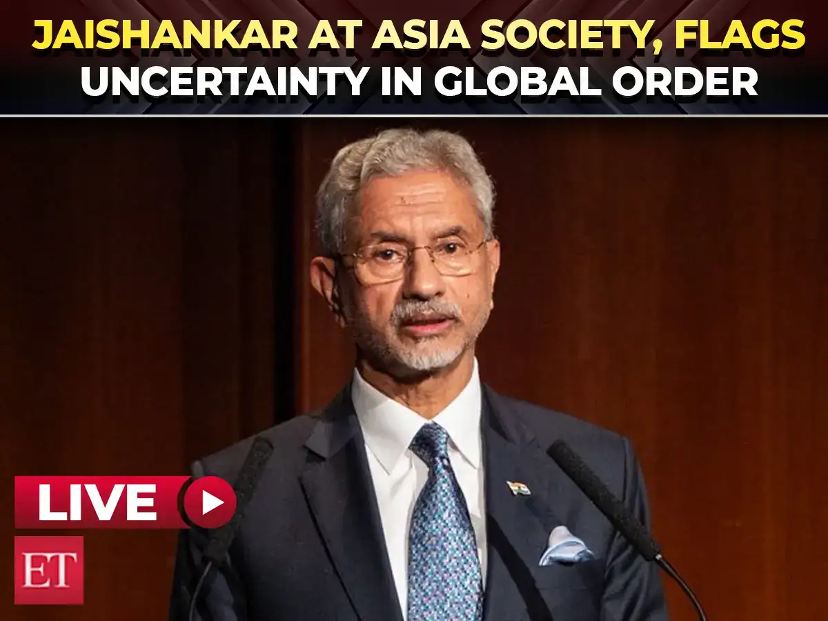 'We are living in a grim world': India EAM Jaishankar at Asia Society, New York 