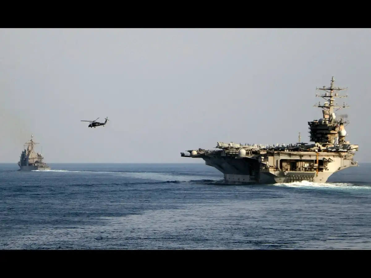 Four US Navy sailors injured aboard USS Dwight D. Eisenhower after landing mishap; Two aviators ejected safely 