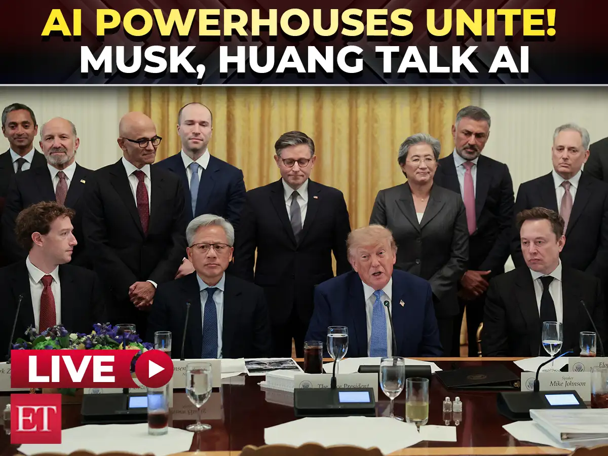 LIVE | Elon Musk, Jensen Huang &amp; AI! Tech Giants take center stage at America.gov launch 