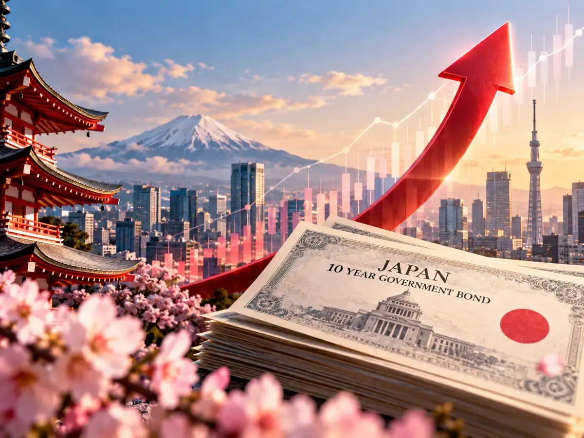 Global Market: Japan 10-Year bond yield heads for record fifth quarterly gain