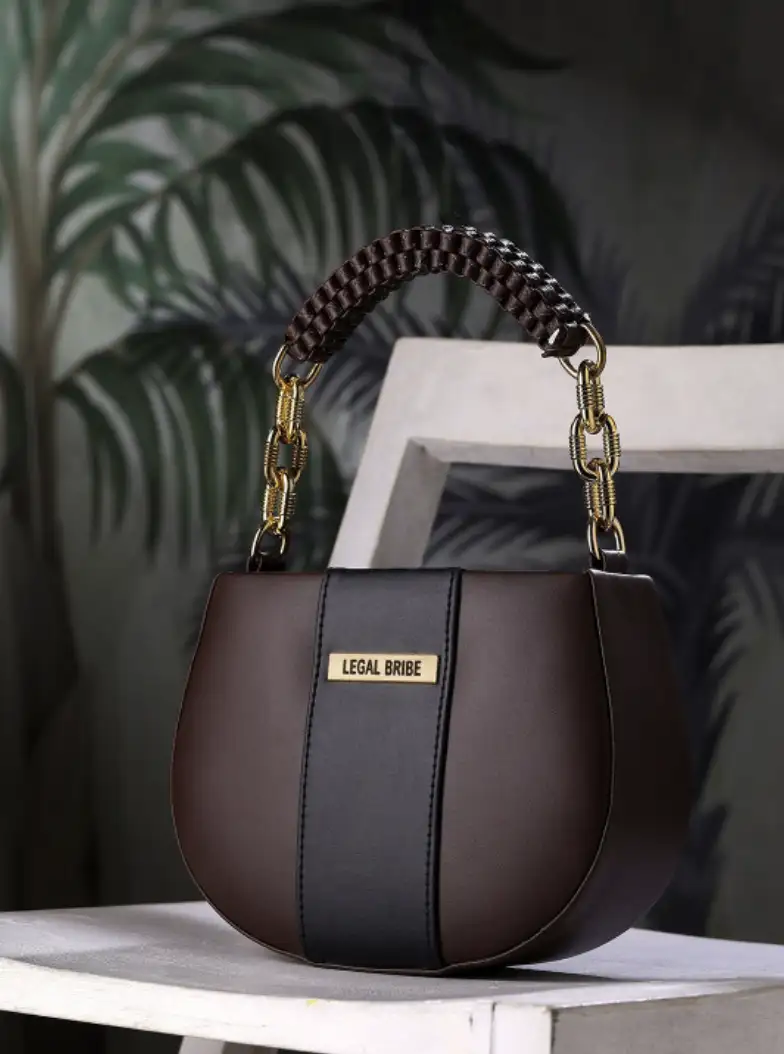Image for LEGALBRIBEColourblockedDetachableStrapSwaggerSlingBag