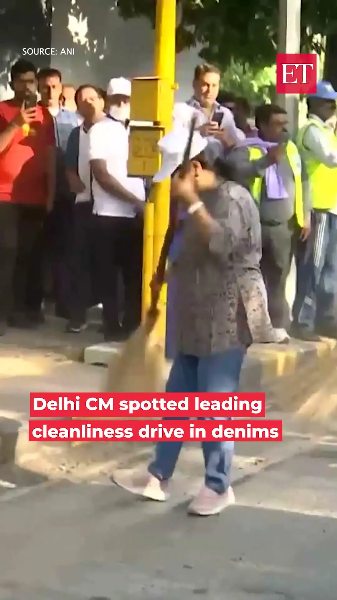Delhi CM Rekha Gupta participates in cleanliness drive at Kamla Nehru Ridge 