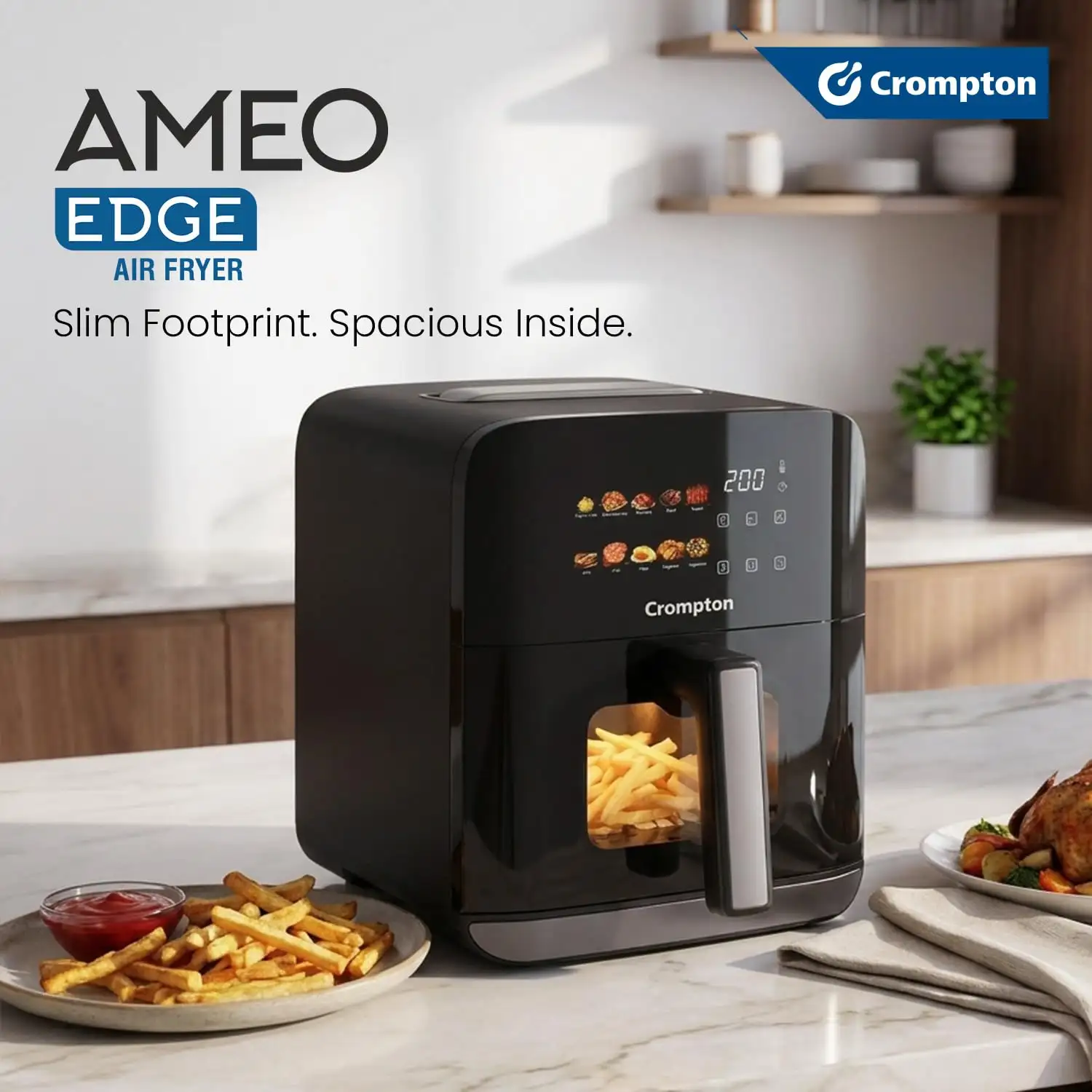 Image for CromptonAmeoEdge5LDigitalAirFryer