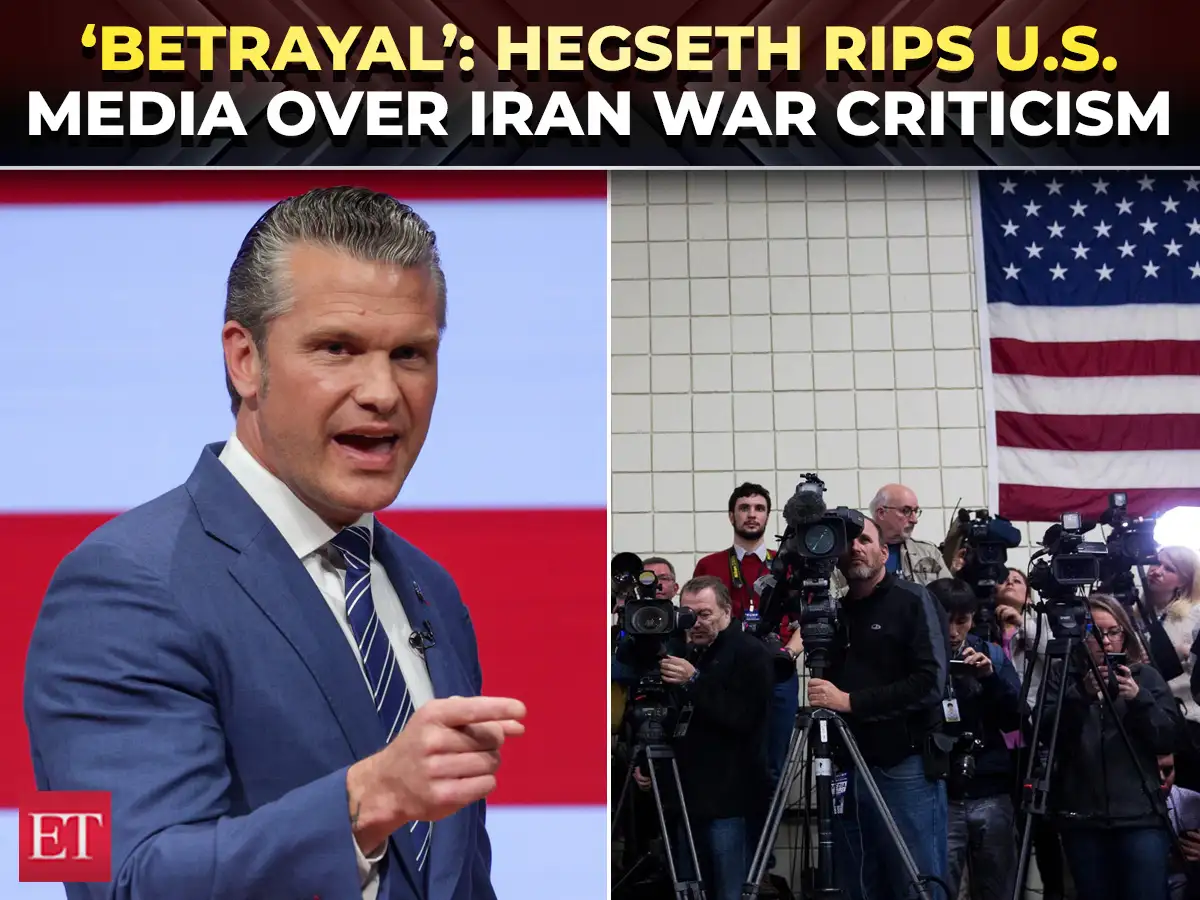 ‘Treason, anti-American, sick…’: Hegseth calls out US media over Iran war reporting in fiery speech 
