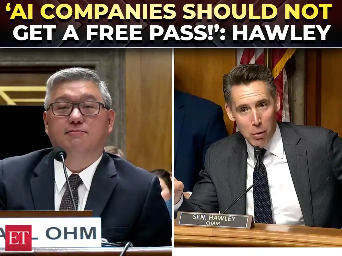 ‘Who pays if AI agent goes rogue?': Hawley presses experts overAI  cyberattacks &amp; accountability gap 