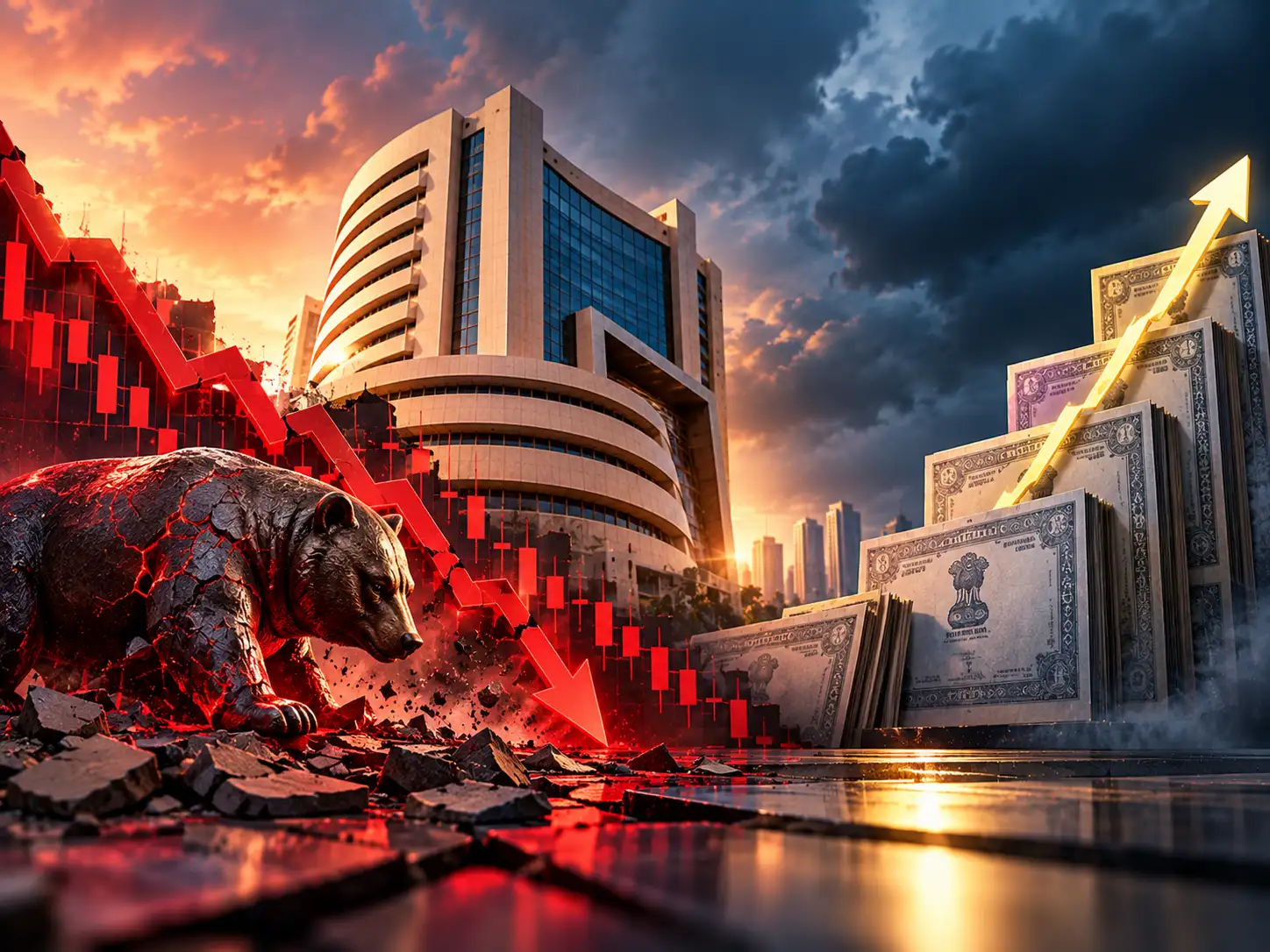 Market crash wipes out Rs 26 lakh cr in 8 weeks
