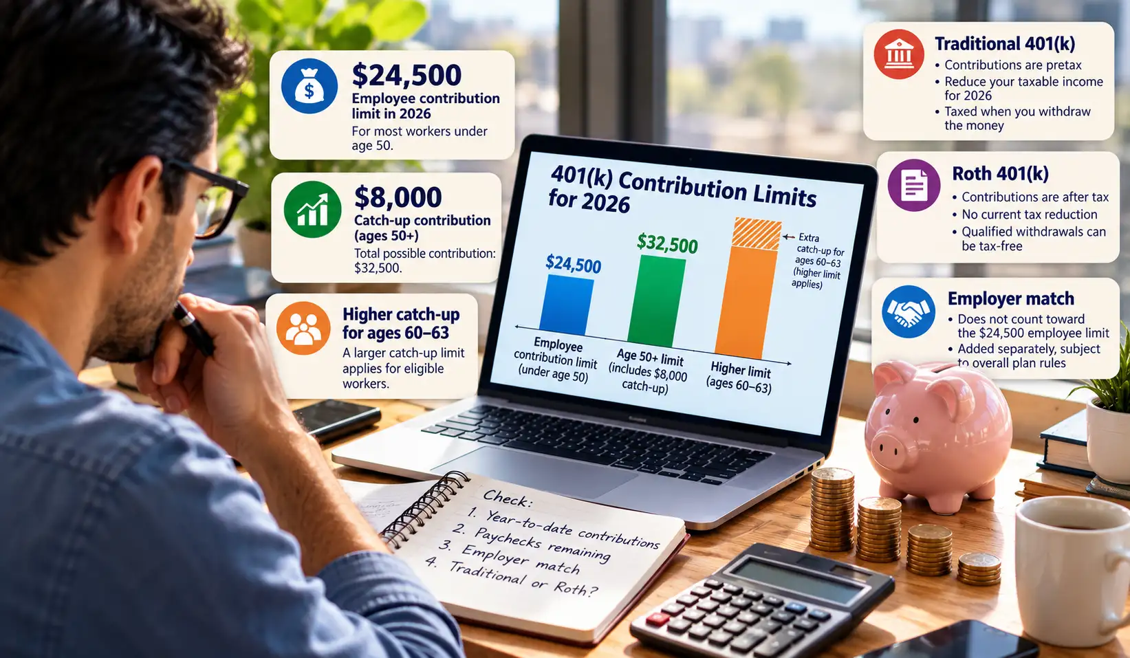 401(k) Limit 2026: What $24500 Means for Your Taxes: Max out your 401(k ...