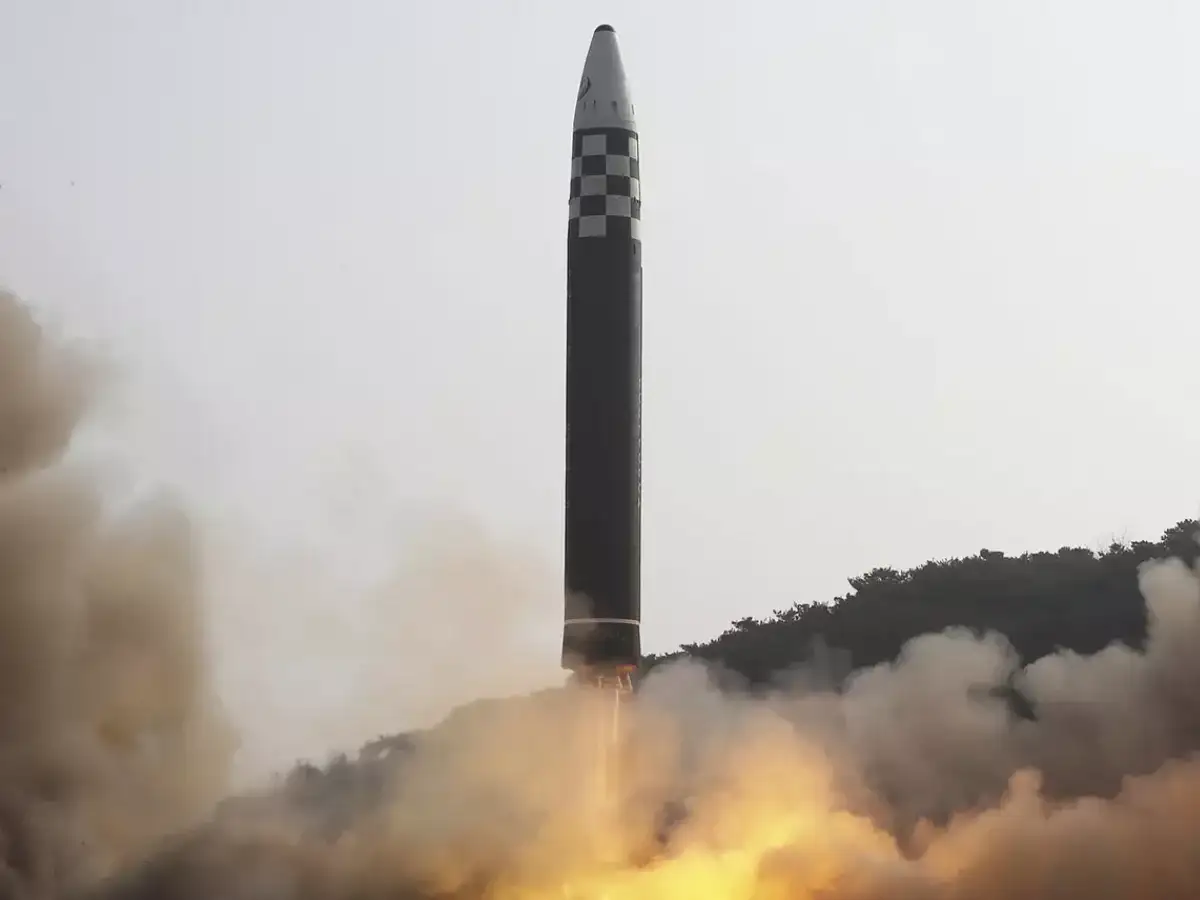 North Korea test-fires ballistic missile as tensions grow over border mine blasts 