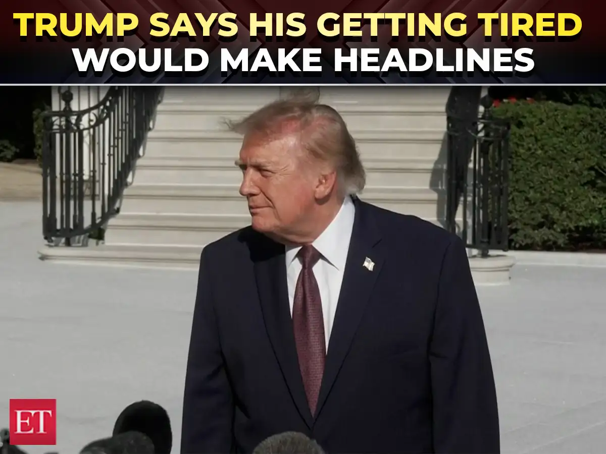 'If I get tired, it would be a big story': Trump fires back at reporter questioning his stamina 