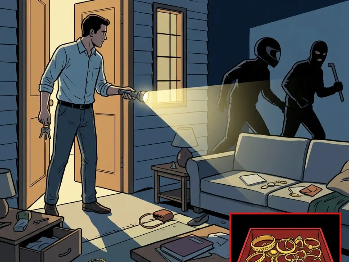Bengaluru man returns from late-night movie to find home ransacked, gets attacked by two burglars who flee with gold and silver jewellery 
