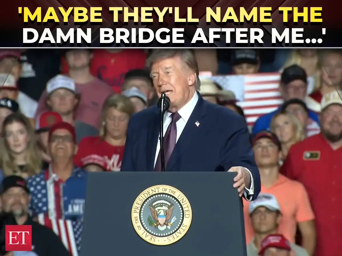 'I'll be happy': Trump adds $3.2bn Alabama bridge to long list of things he’d like named after him 