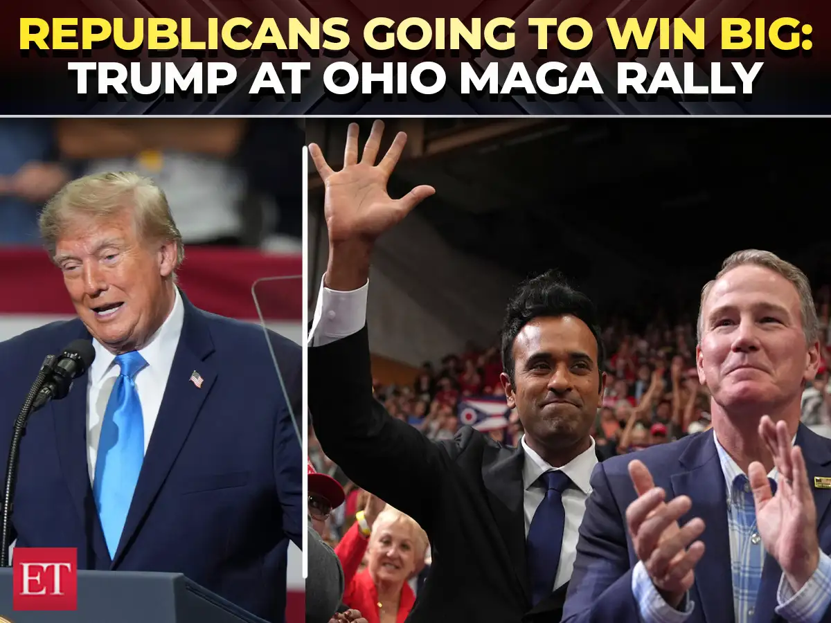 'We’re gonna shove it up their as**': Trump at MAGA Rally in Ohio, says Republicans going to win big 