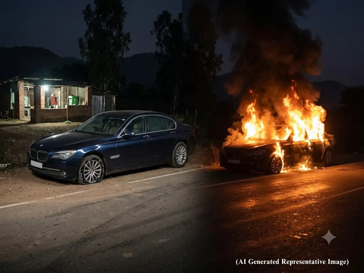 Owner denied insurance claim after car catches fire from a puncture on highway, insurer ordered to pay Rs 70.75 lakh 