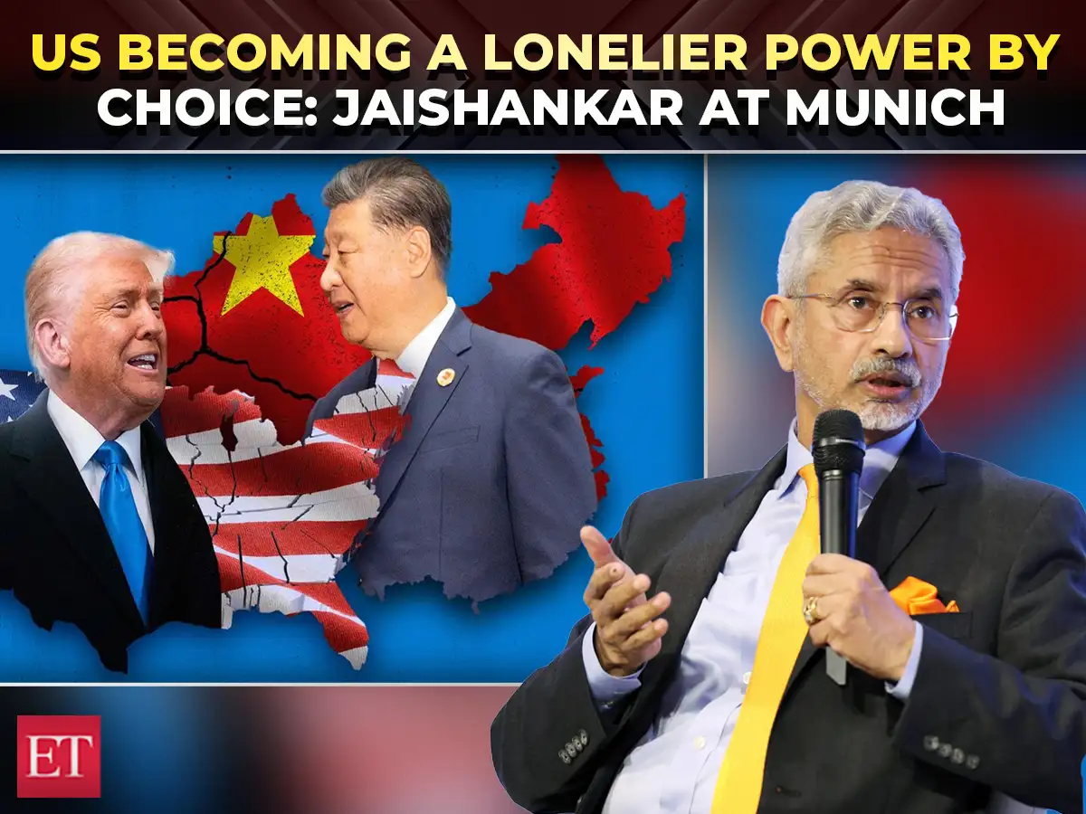 China considers itself a unique nation, while US has deliberately isolated...; Jaishankar at Munich 