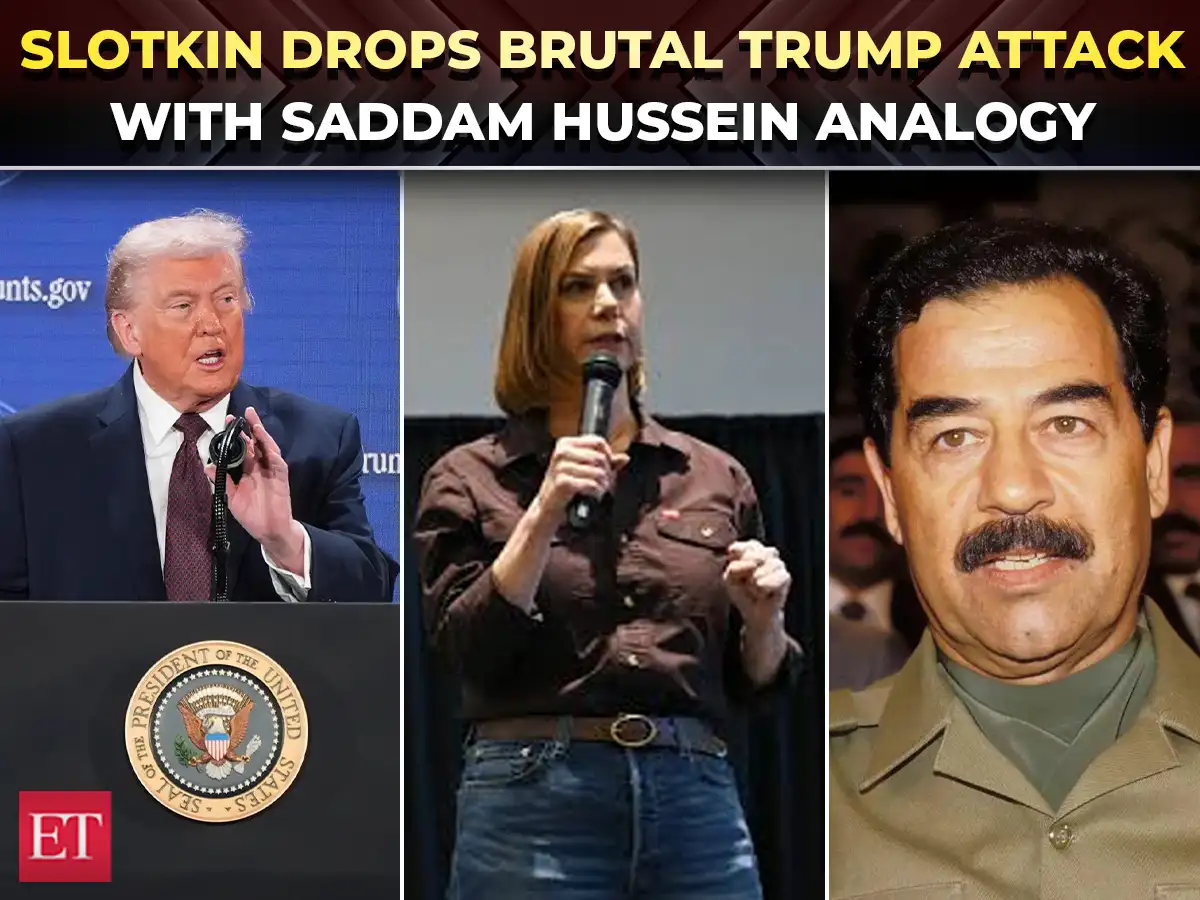'Saddam Hussein would spit out his tea': Slotkin takes aim at Trump with bombshell corruption claim 