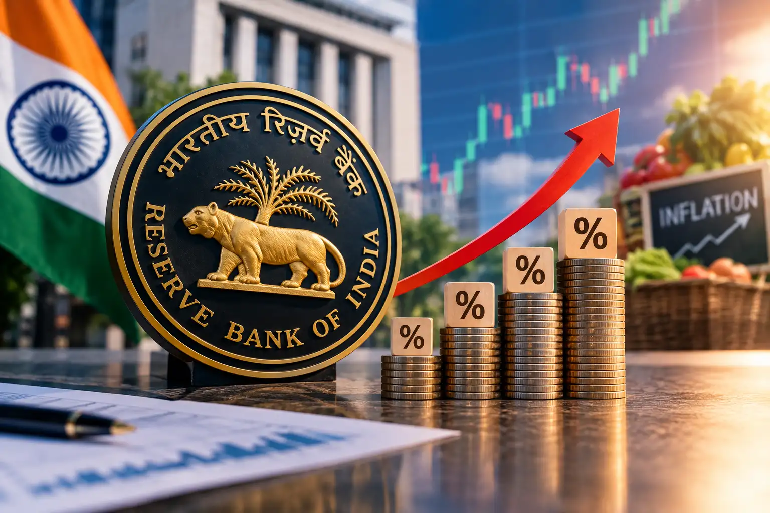 Markets bet on RBI rate hike as inflation pressure builds