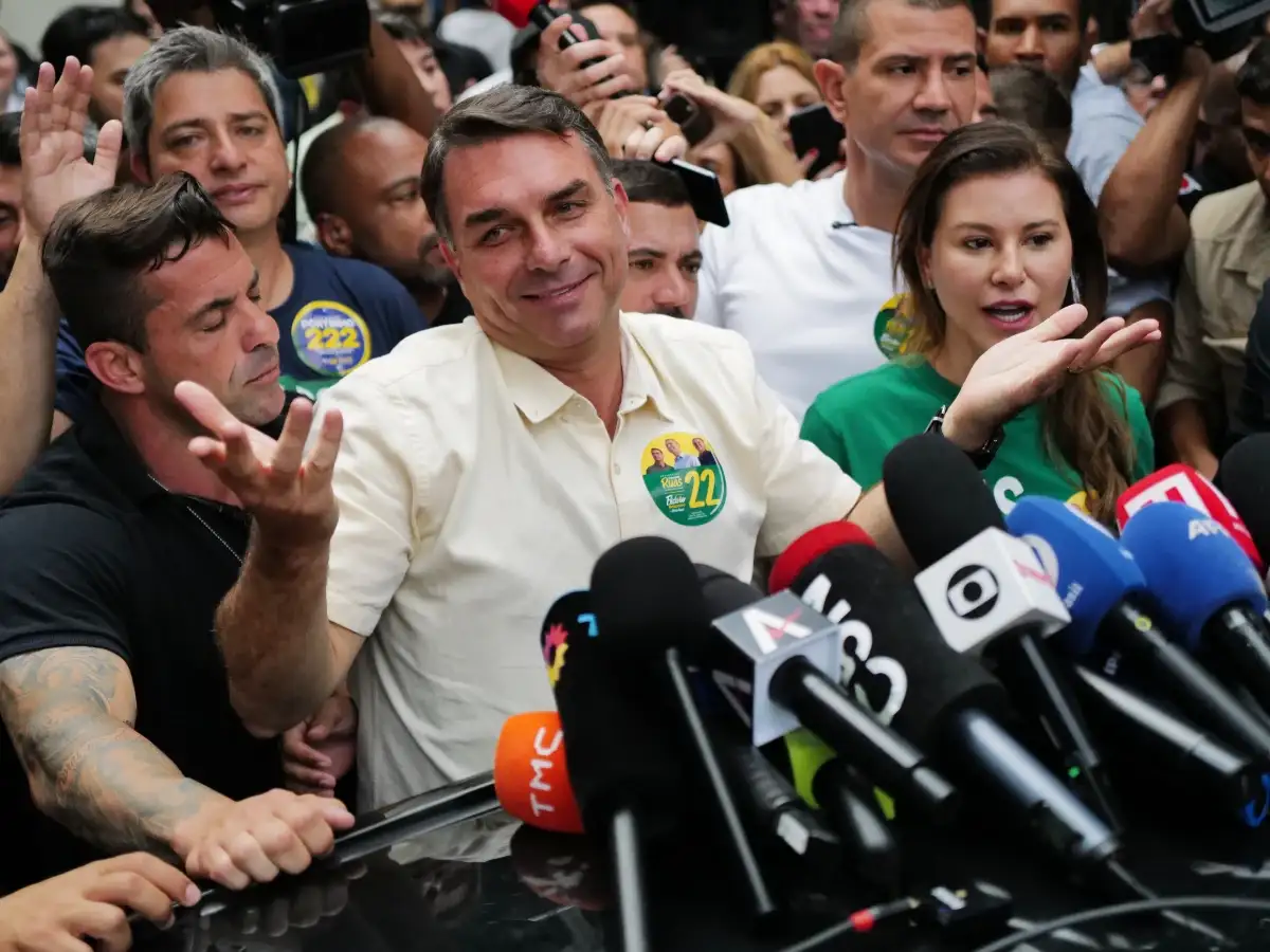 Brazil elections: Flavio Bolsonaro leads Lula in first round as family wins 4 Congress seats 