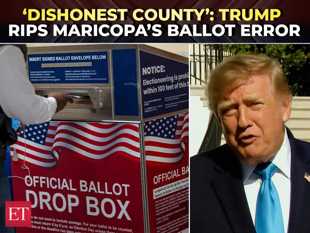 'It wasn't an error, they simply got caught': Trump unloads on Maricopa County ballot 'scandal' 