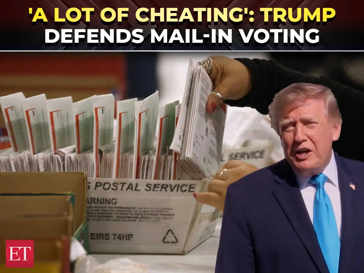 'Can vote by mail if they want': Trump defends mail-in voting, then claims 'a lot of cheating' 