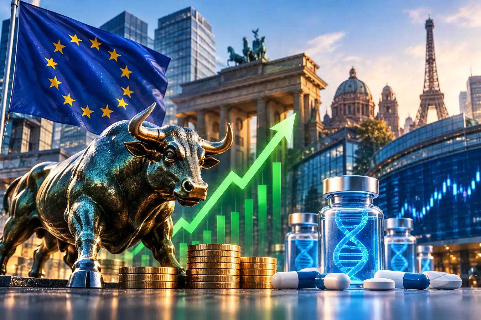 Global Market: European shares rally as healthcare gains offset eurozone fiscal concerns