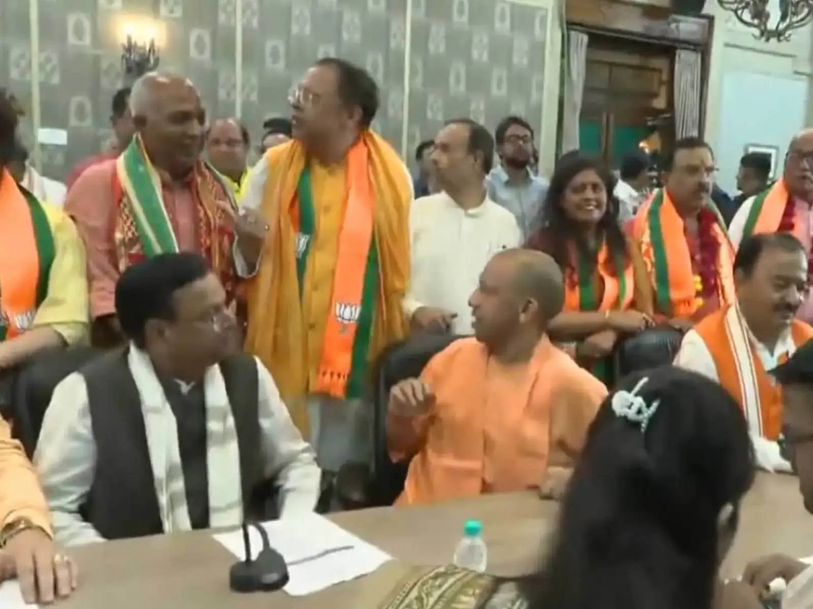 Uttar Pradesh: Eight BJP candidates file nominations in Lucknow for upcoming Rajya Sabha polls 