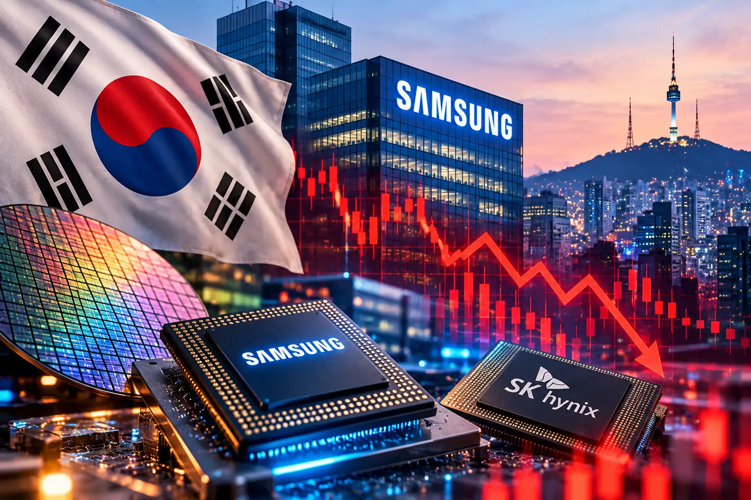 Global Market: South Korean shares fall as investors await Samsung Electronics earnings