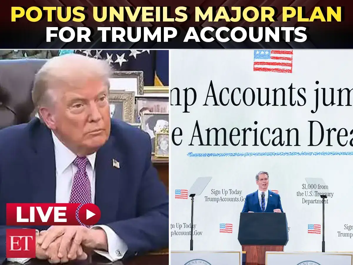 Trump LIVE | POTUS unveils major treasury plan for ‘Trump Accounts’ for American children under 18 