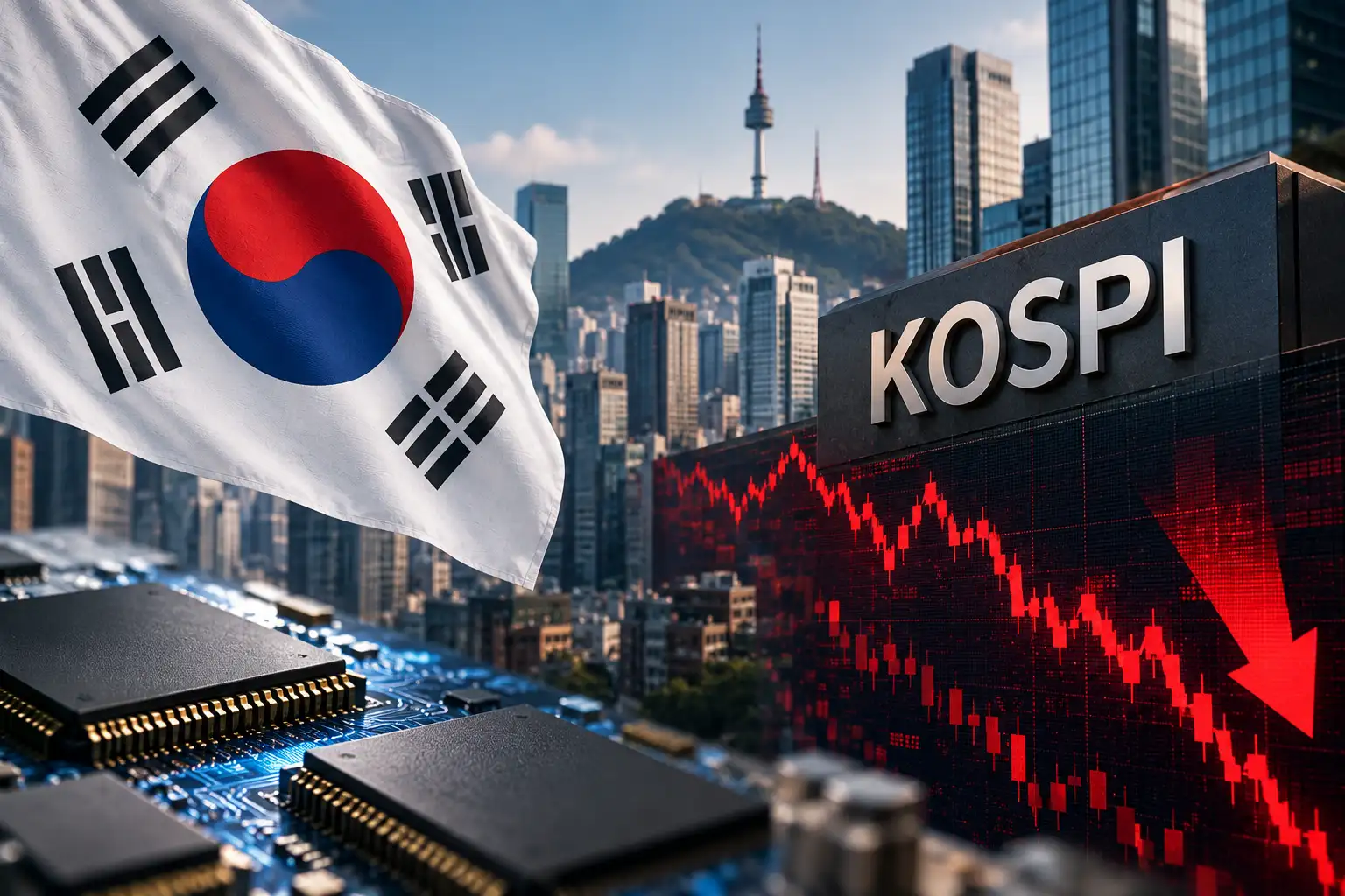Global Market: South Korean stocks decline as Samsung falls, oil prices fuel inflation fears