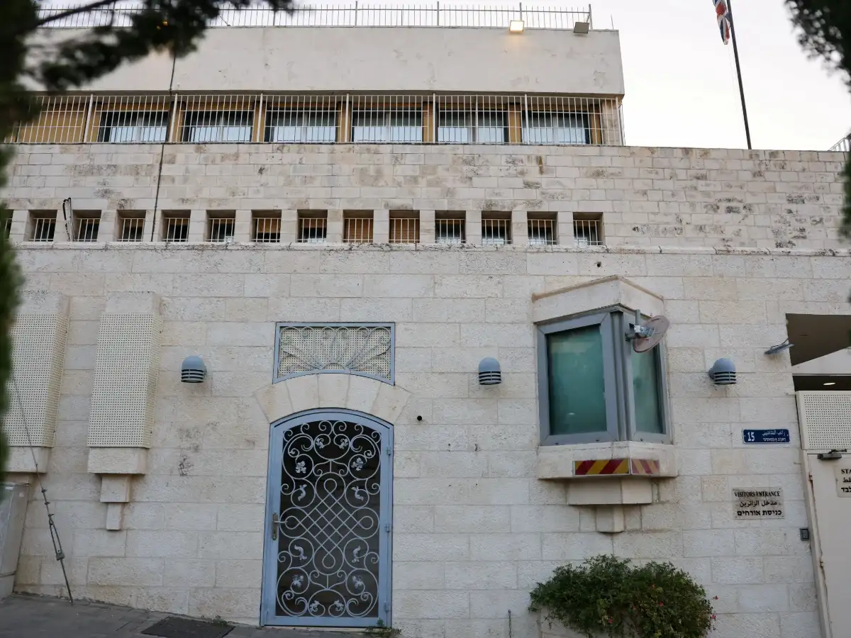 What's happening with Britain's Jerusalem consulate? 