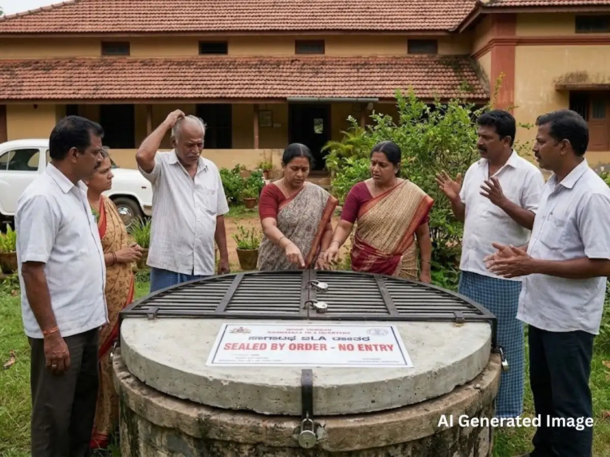 Karnataka Congress MLA seals well infront of his home after astrologer's calls it an obstacle between him and cabinet seat 